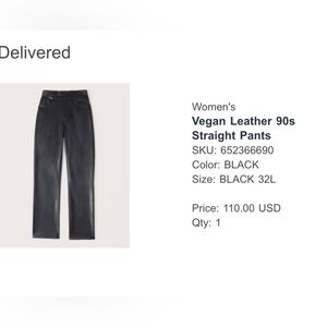 Abercrombie and Fitch 90s high rise straight jeans